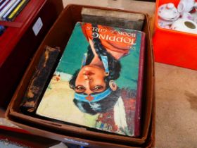 Box containing childrens books, to include 'The Silver Fish, 'The oak Staircase', 'The china cup'