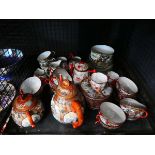 Cage of quantity of Japanese export crockery Generally good condition with no major problems. No