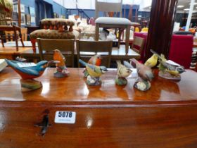 8 Royal Worcester figures of birds