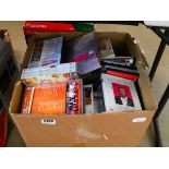 Box containing DVD's