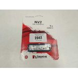 +VAT Kingston NV2 PCIe 4.0 NVMe M.2 1TB SSD