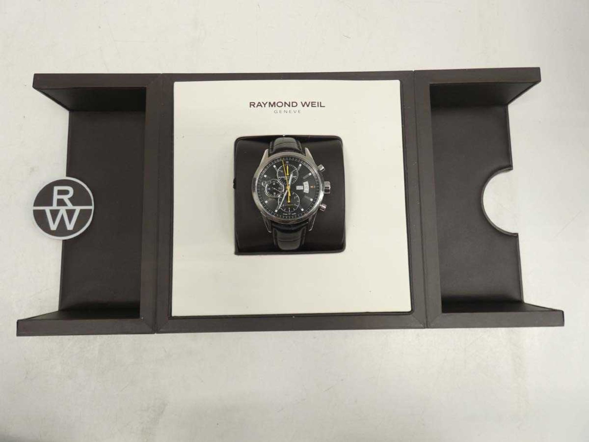 +VAT Raymond Weil Freelancer Automatic Chronograph wristwatch with box