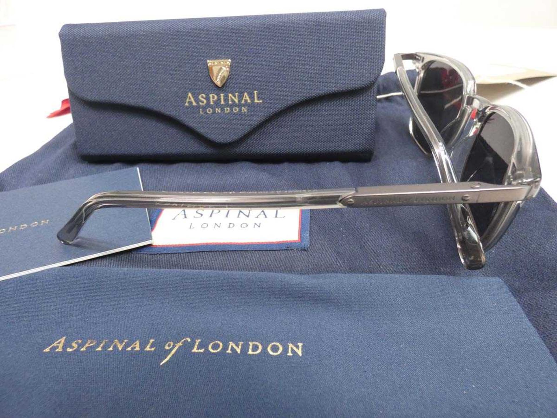 +VAT Aspinal of London Helios sunglasses with case and drawstring dust bag - Image 2 of 2