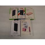 +VAT Selection of 5 power banks