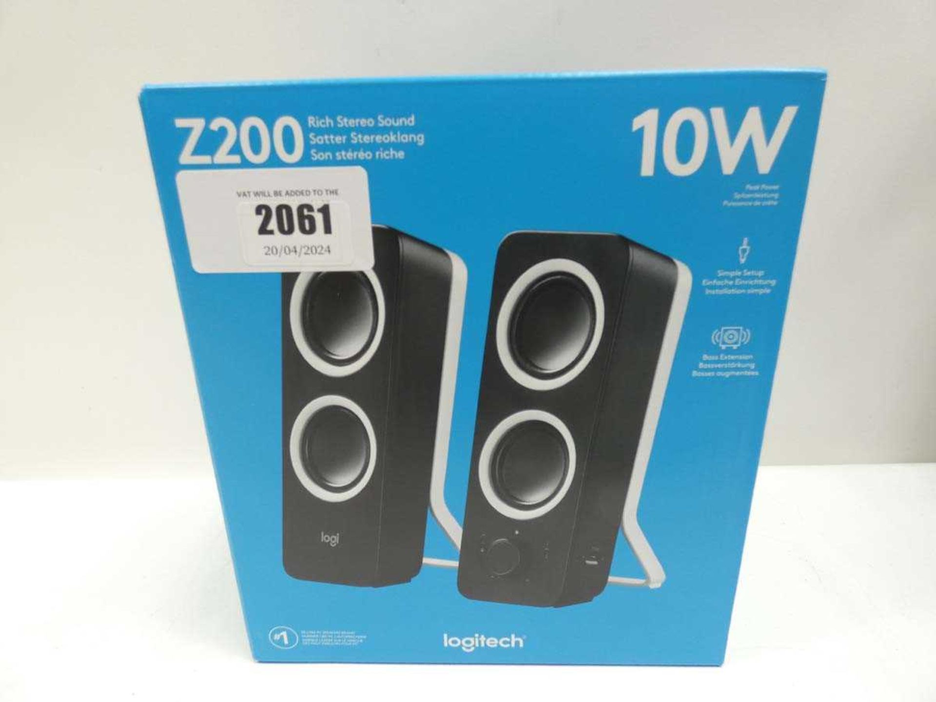 +VAT Logitech Z200 10W PC speakers