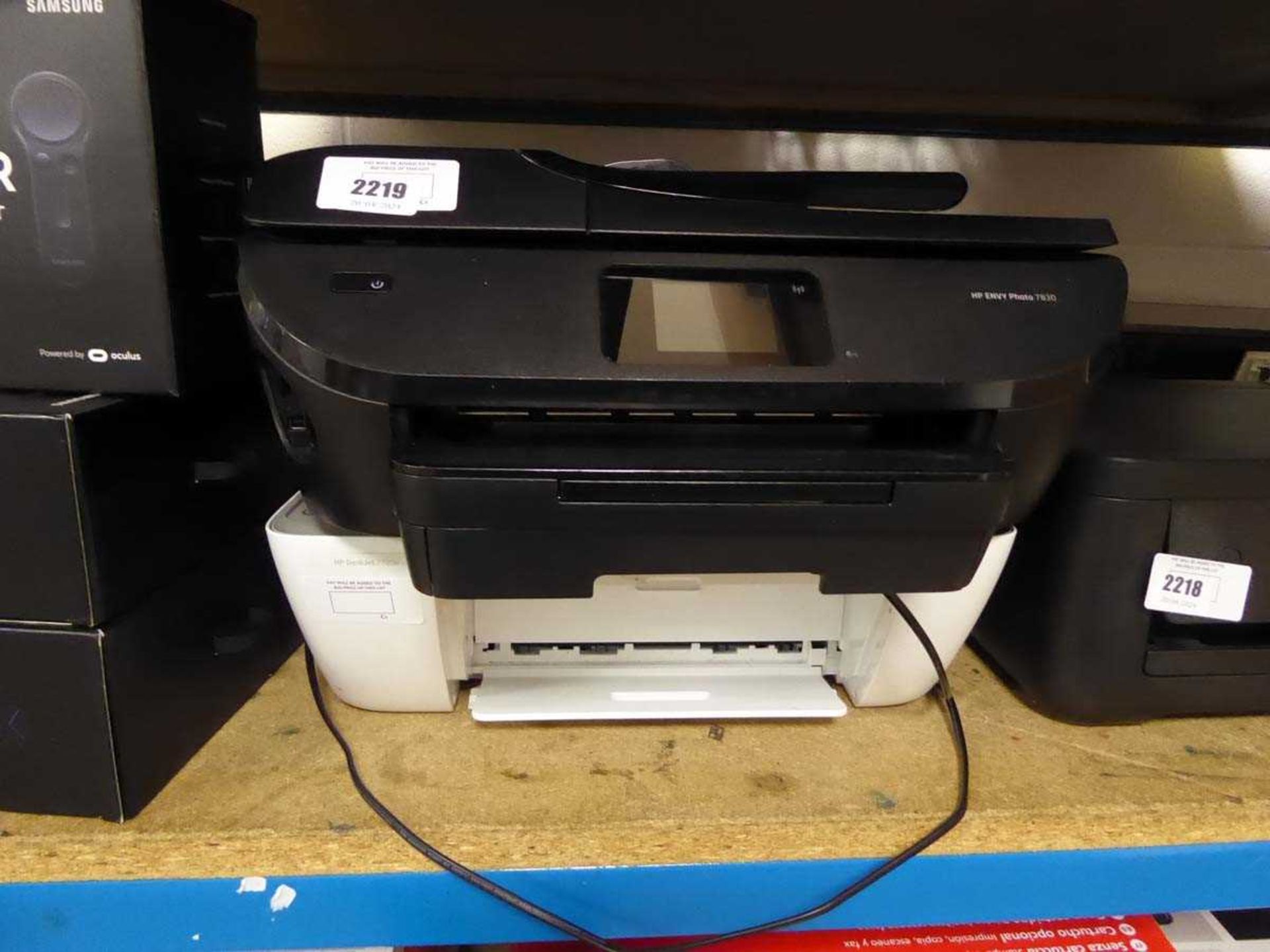 +VAT Unboxed HP Envy Photo 7830 printer and HP Deskjet 2720e printer