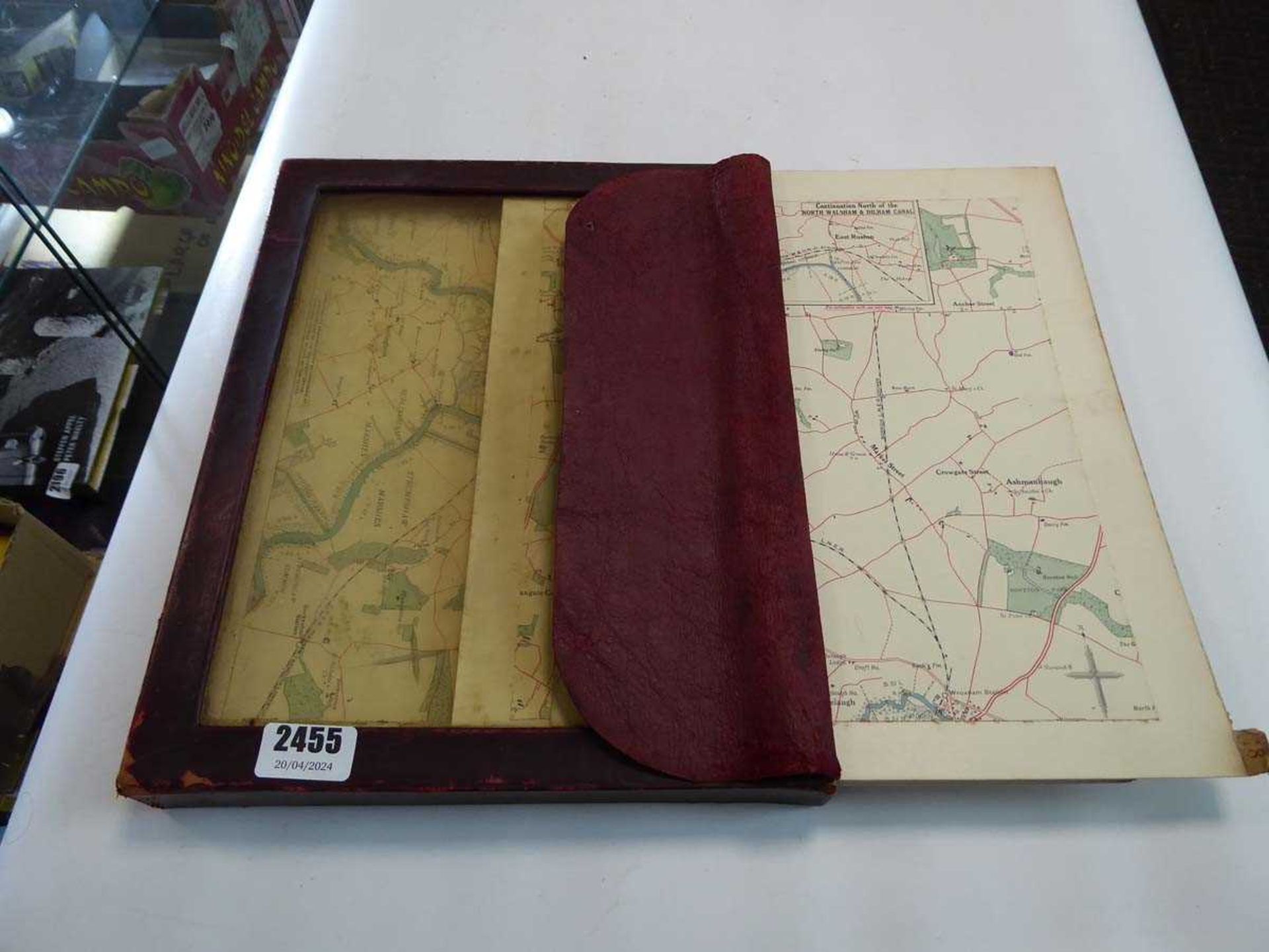 Book of various maps of Norfolk and surrounding areas