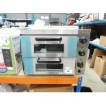 +VAT Adexa commercial catering double pizza oven