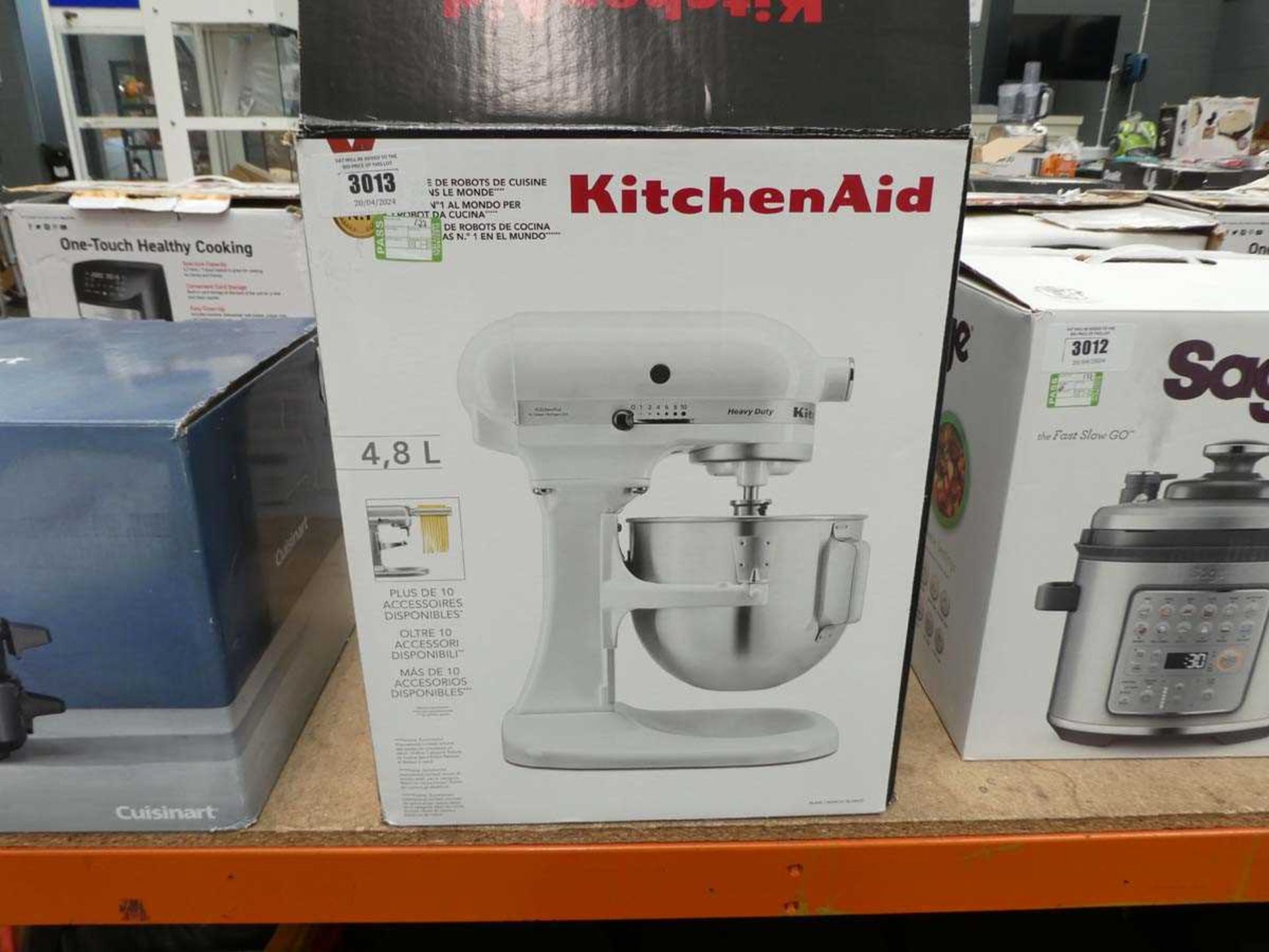 +VAT Kitchenaid heavy duty 4.8l standing mixer