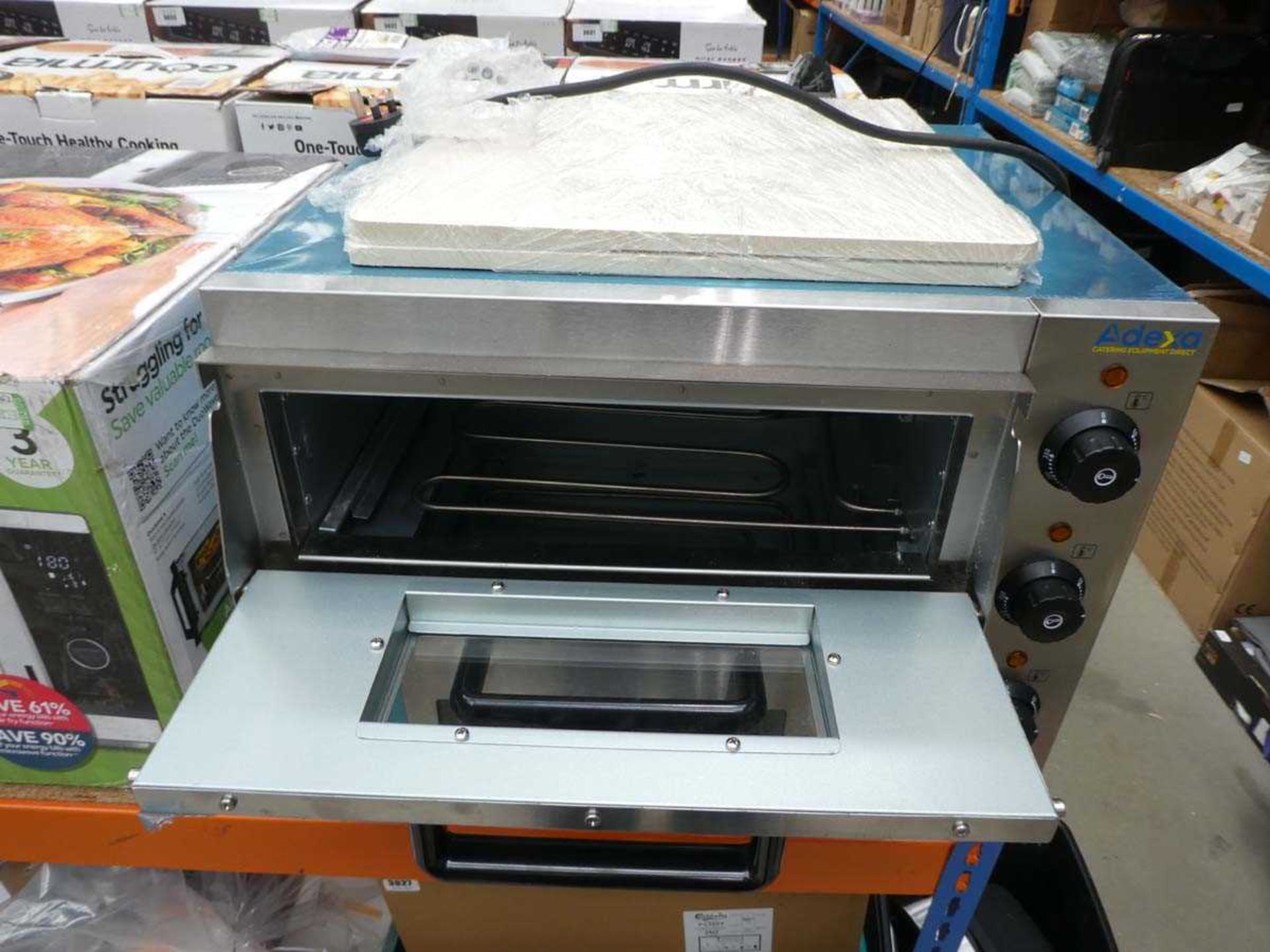 +VAT Adexa commercial catering double pizza oven - Image 2 of 2
