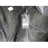 Reporgage full zipped black jacket