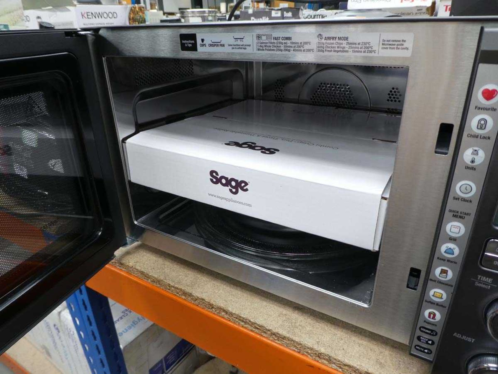+VAT Sage Inverter microwave oven - Image 2 of 2