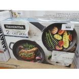 +VAT Tramontina cast iron pan set