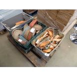 +VAT Pallet containing used lorry straps