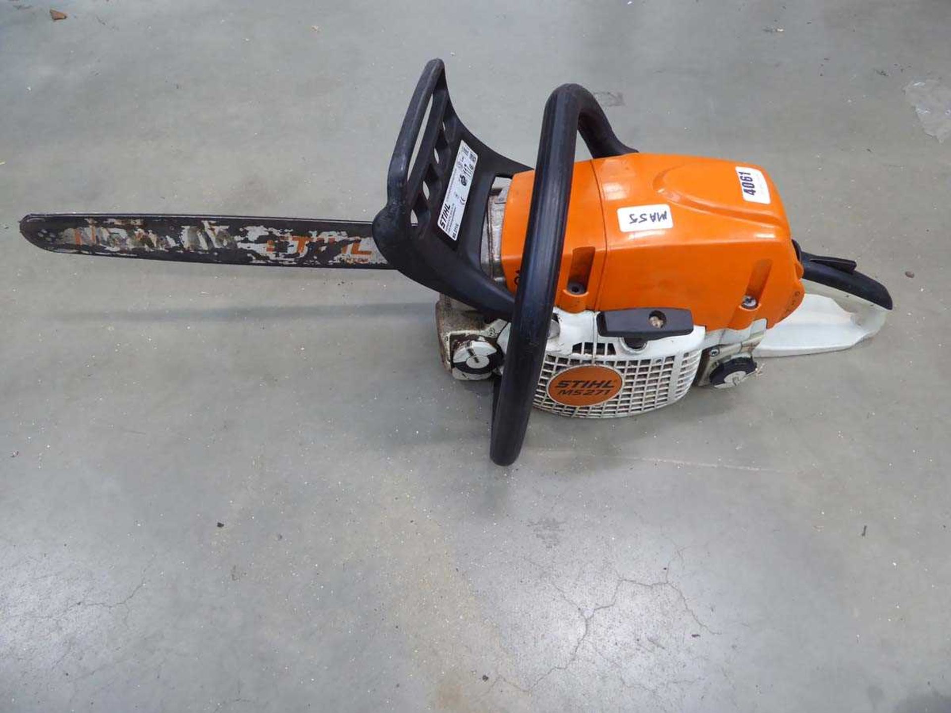 Stihl MS271 petrol powered chainsaw