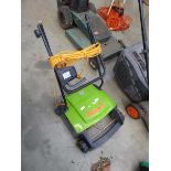 Light green power performance lawn scarifier