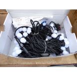 Box of large bulb string lights