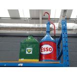 BP and Esso vintage fuel can
