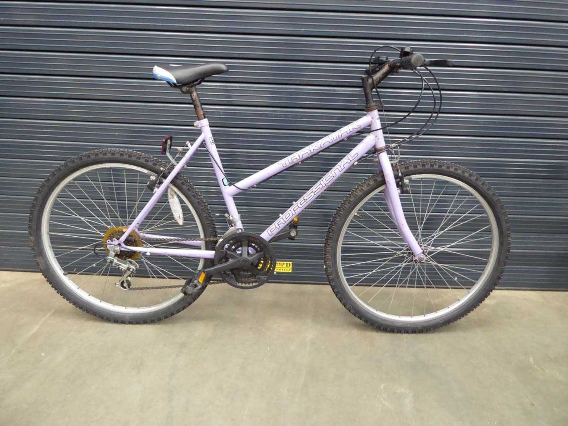 Purple child's bike