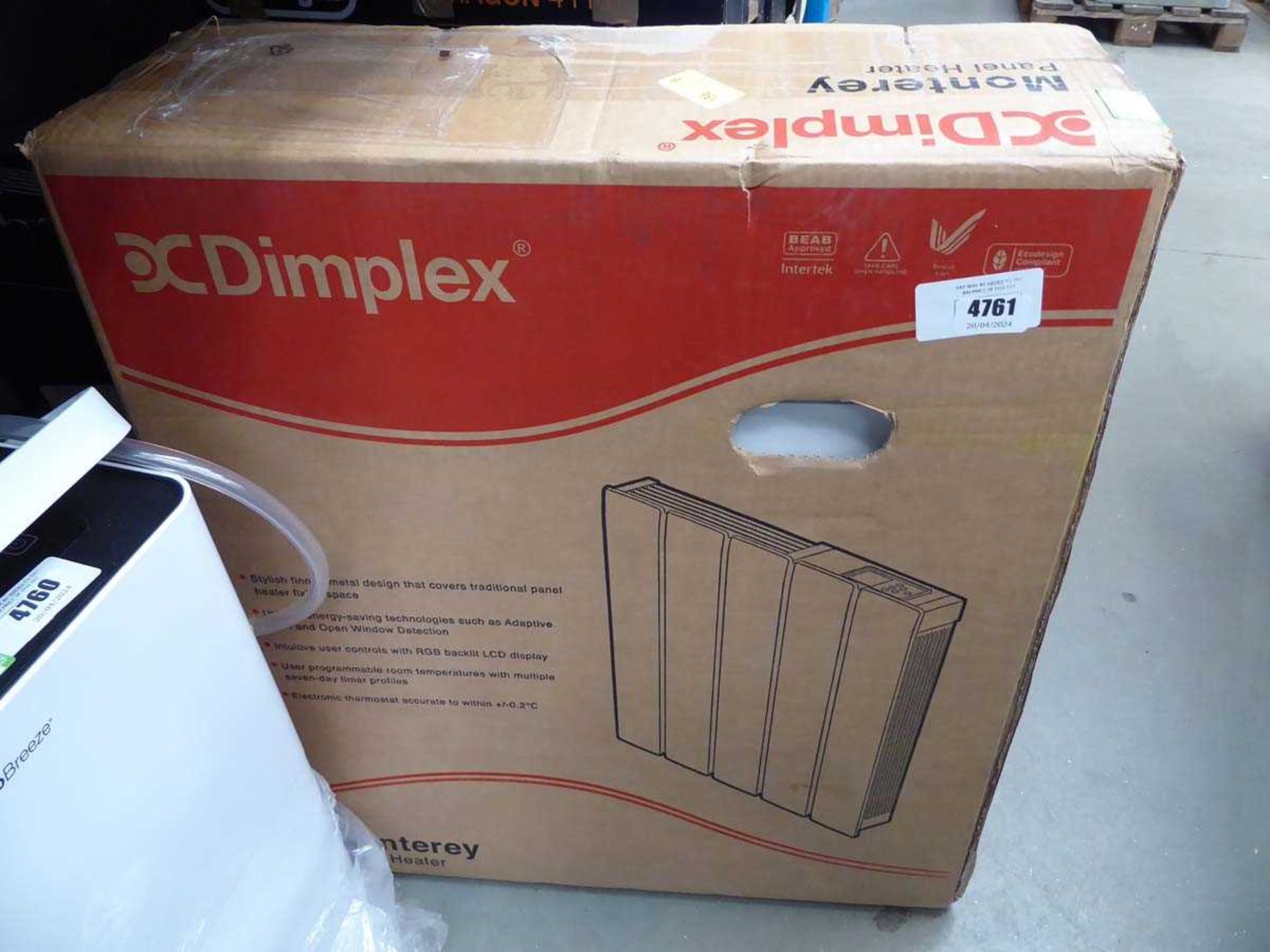 +VAT Dimplex wall heater