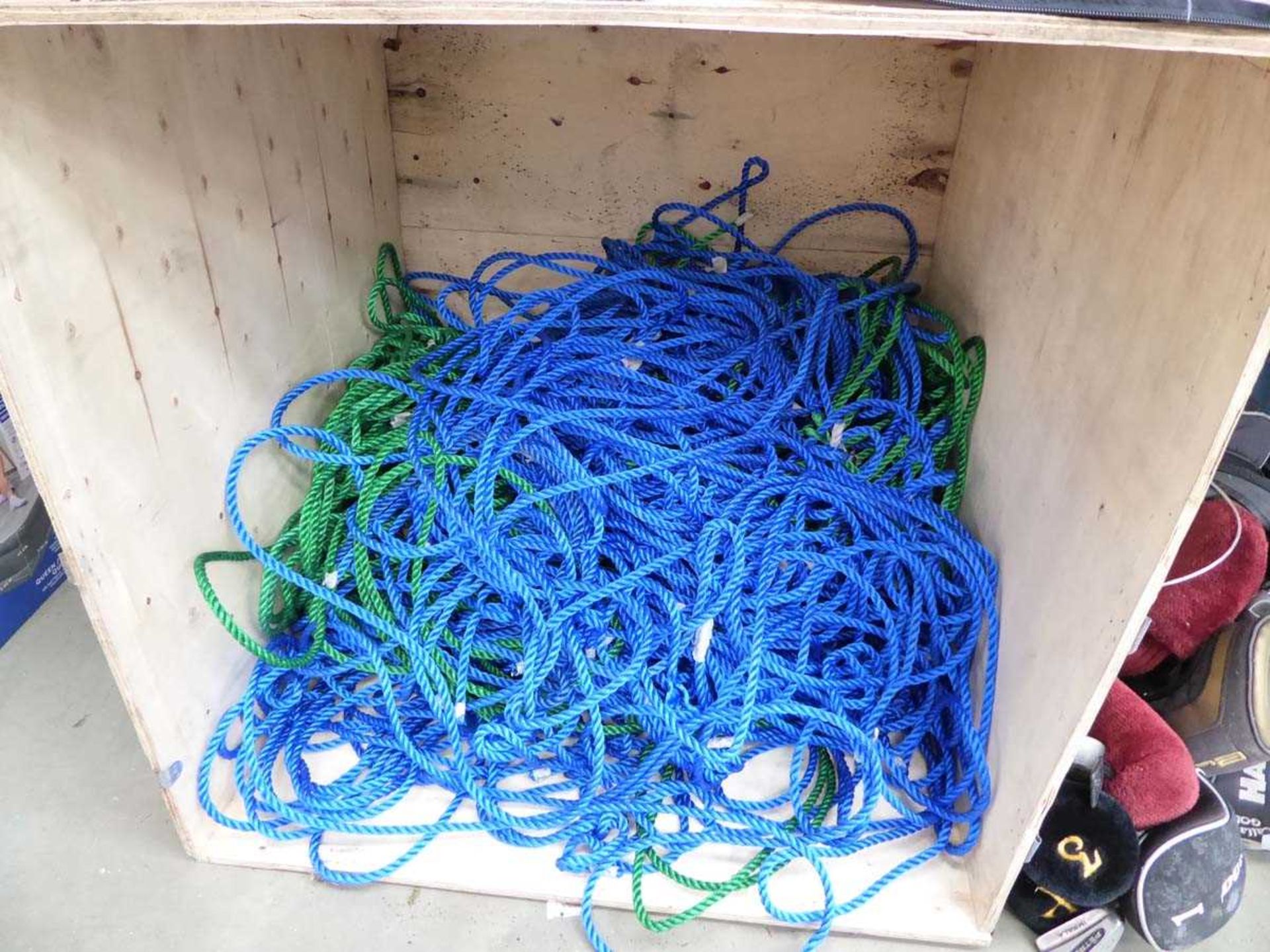 Box of nylon rope