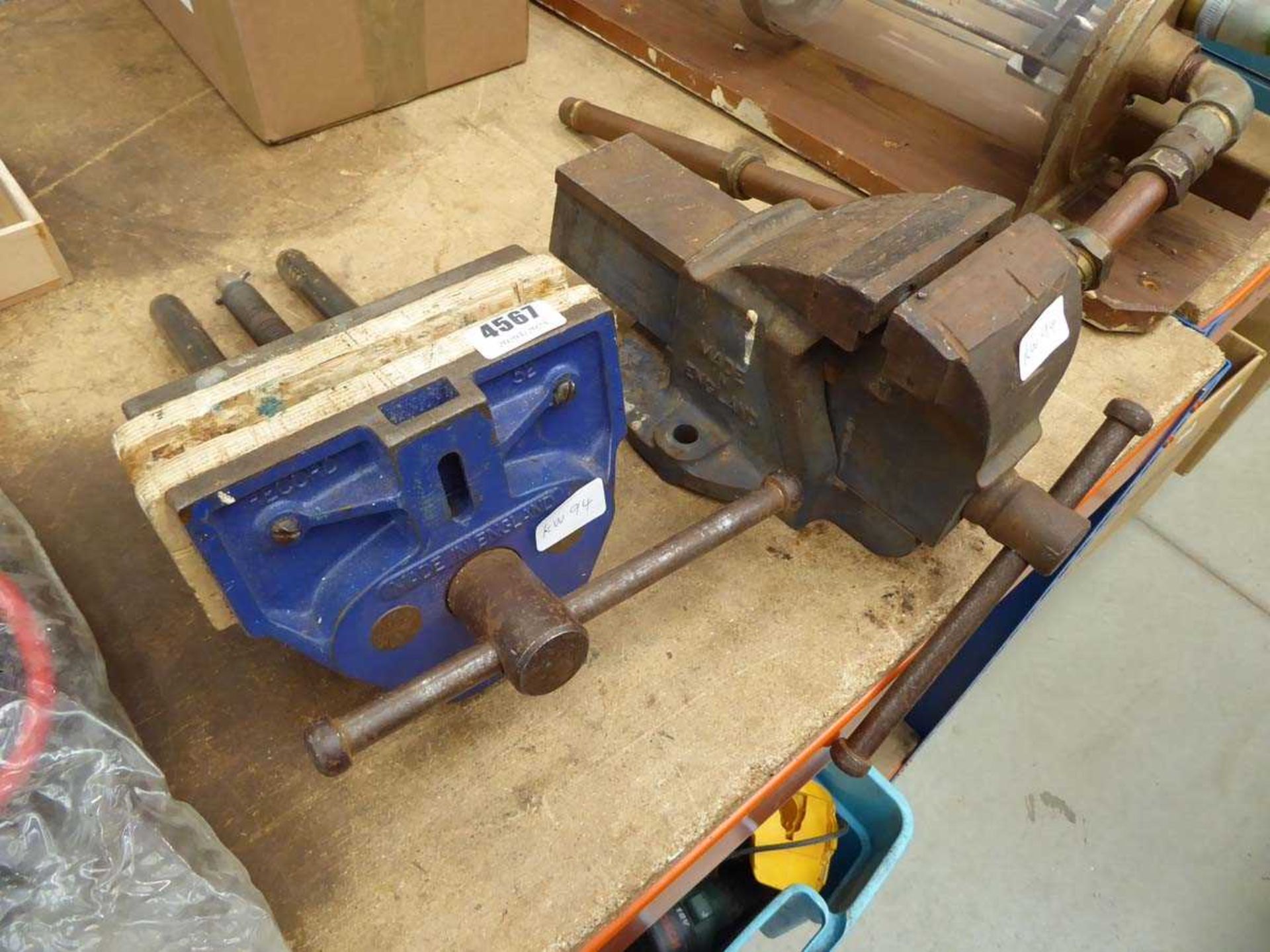 Woodworking vice and small engineering vice