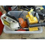 Chainsaw head and Dewalt belt sander