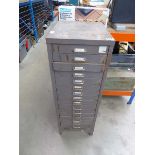 Multi drawer filing cabinet