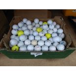 +VAT Large box of assorted golf balls
