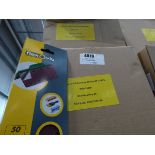 +VAT 5 boxes of Flexovit 50-grit sanding sheets