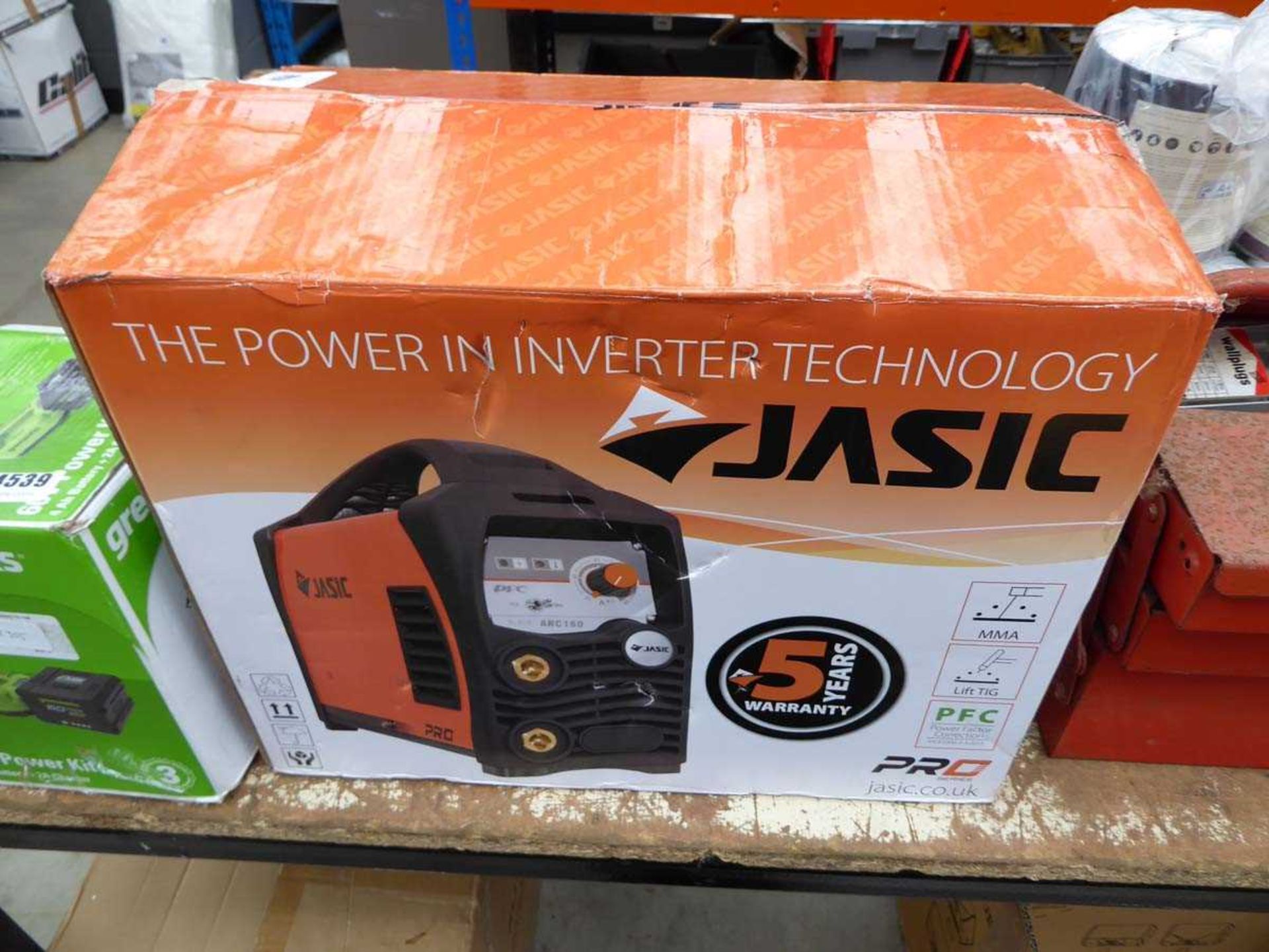 +VAT Jasic arc welder in box