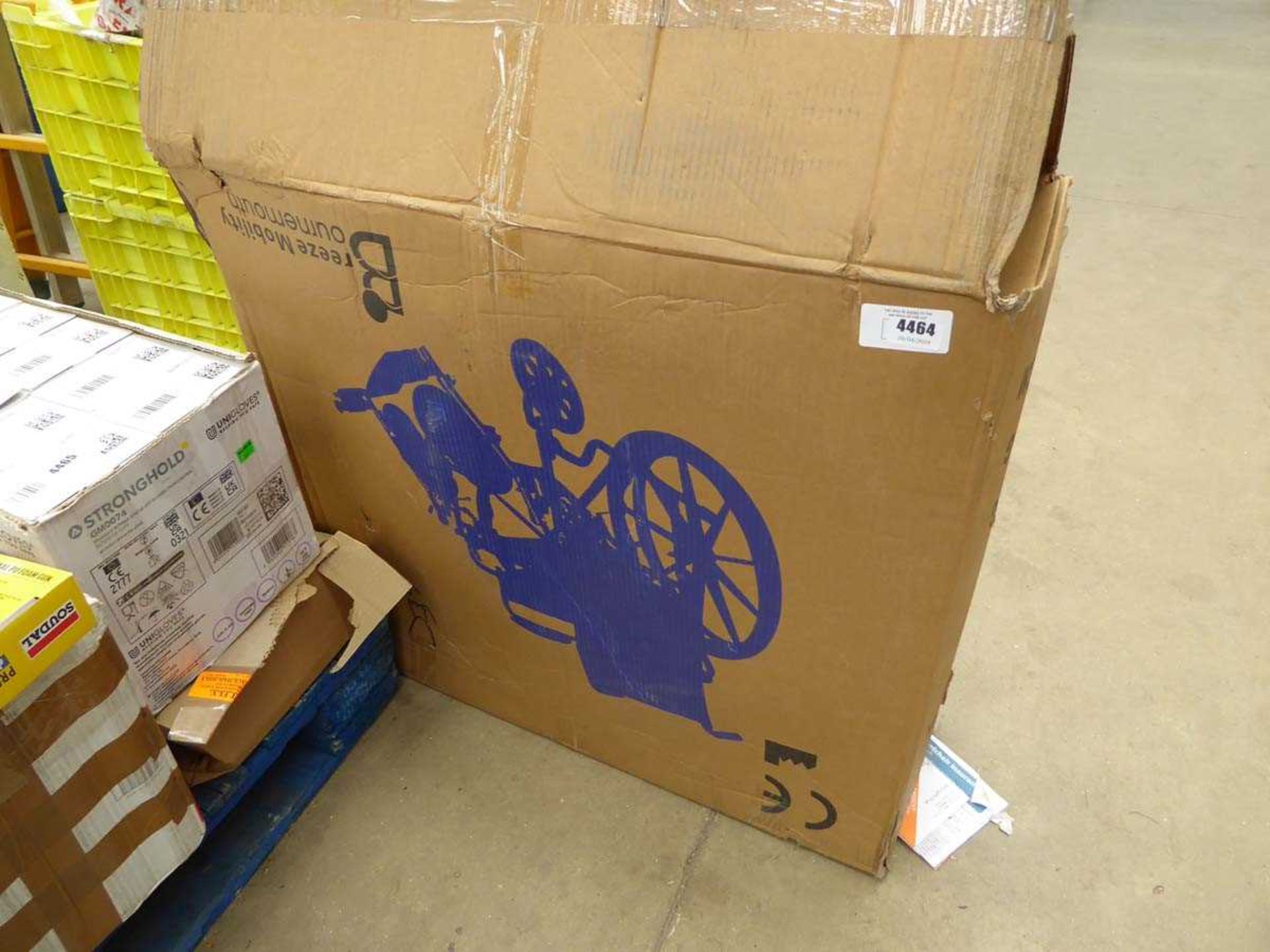 +VAT Boxed blue wheelchair