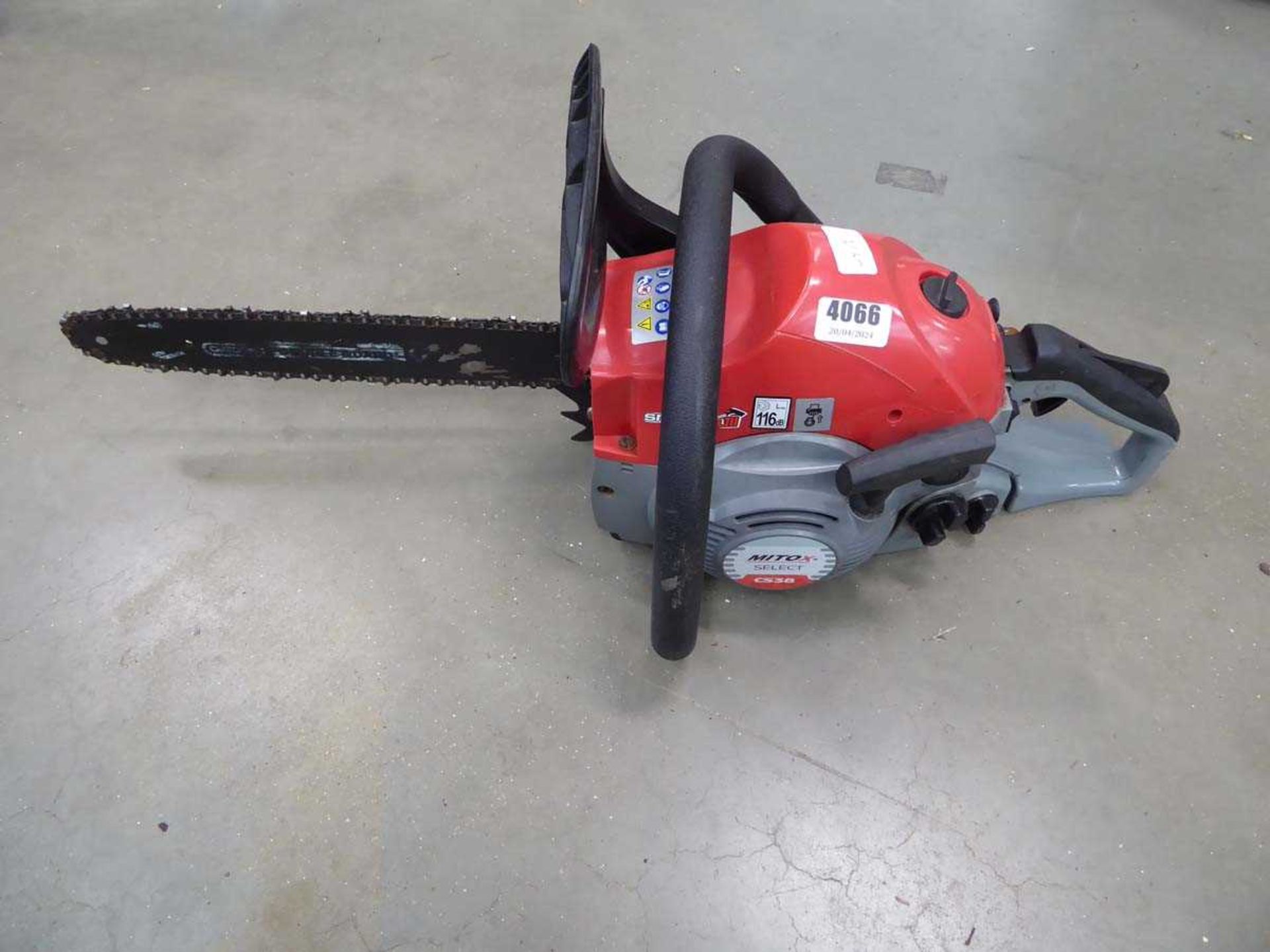 Mitox CS38 petrol powered chainsaw