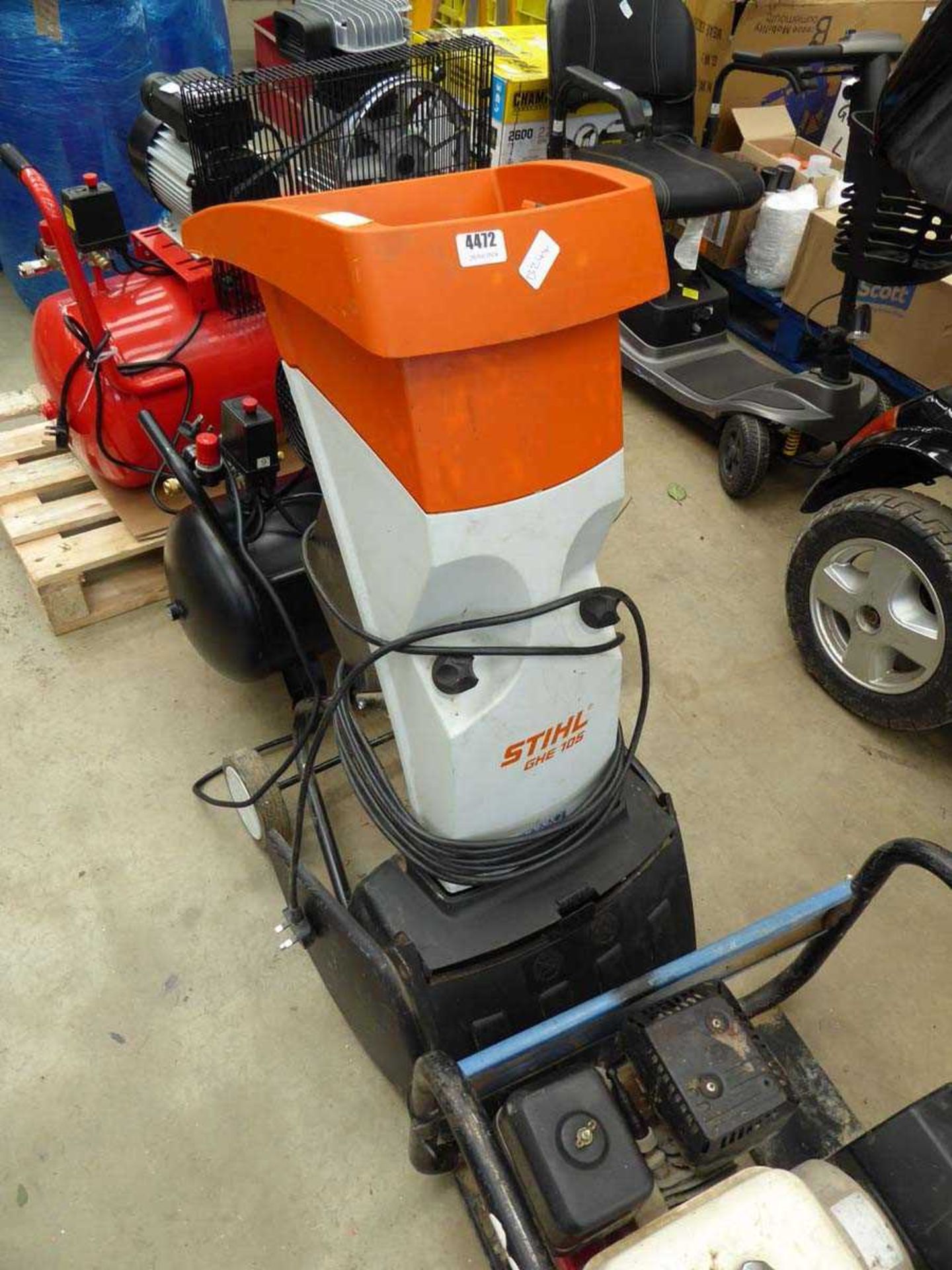 Stihl electric garden shredder