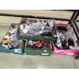 4 boxes of assorted car spares and accessories