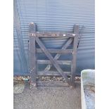 Small wooden farm gate