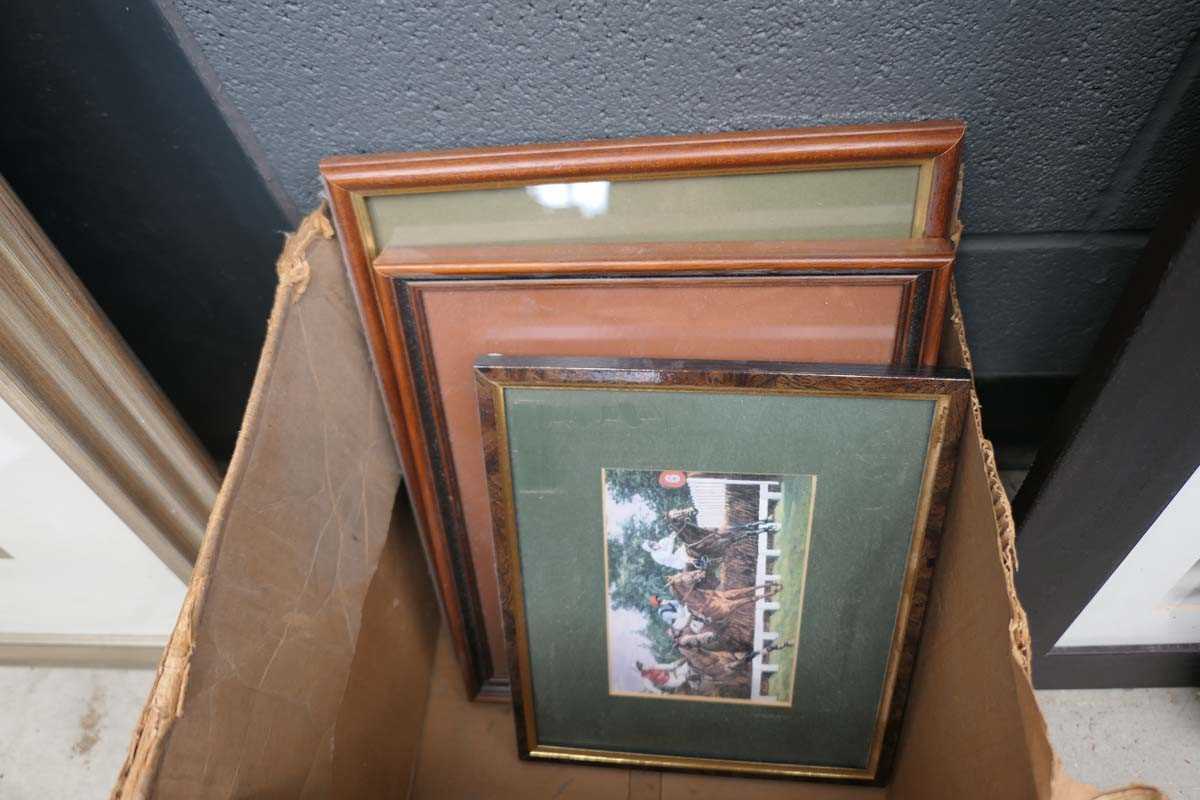 Box containing horse racing related prints - Image 2 of 2