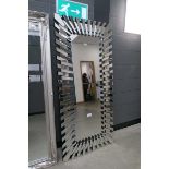 +VAT (5) Mirror with multi panelled frame