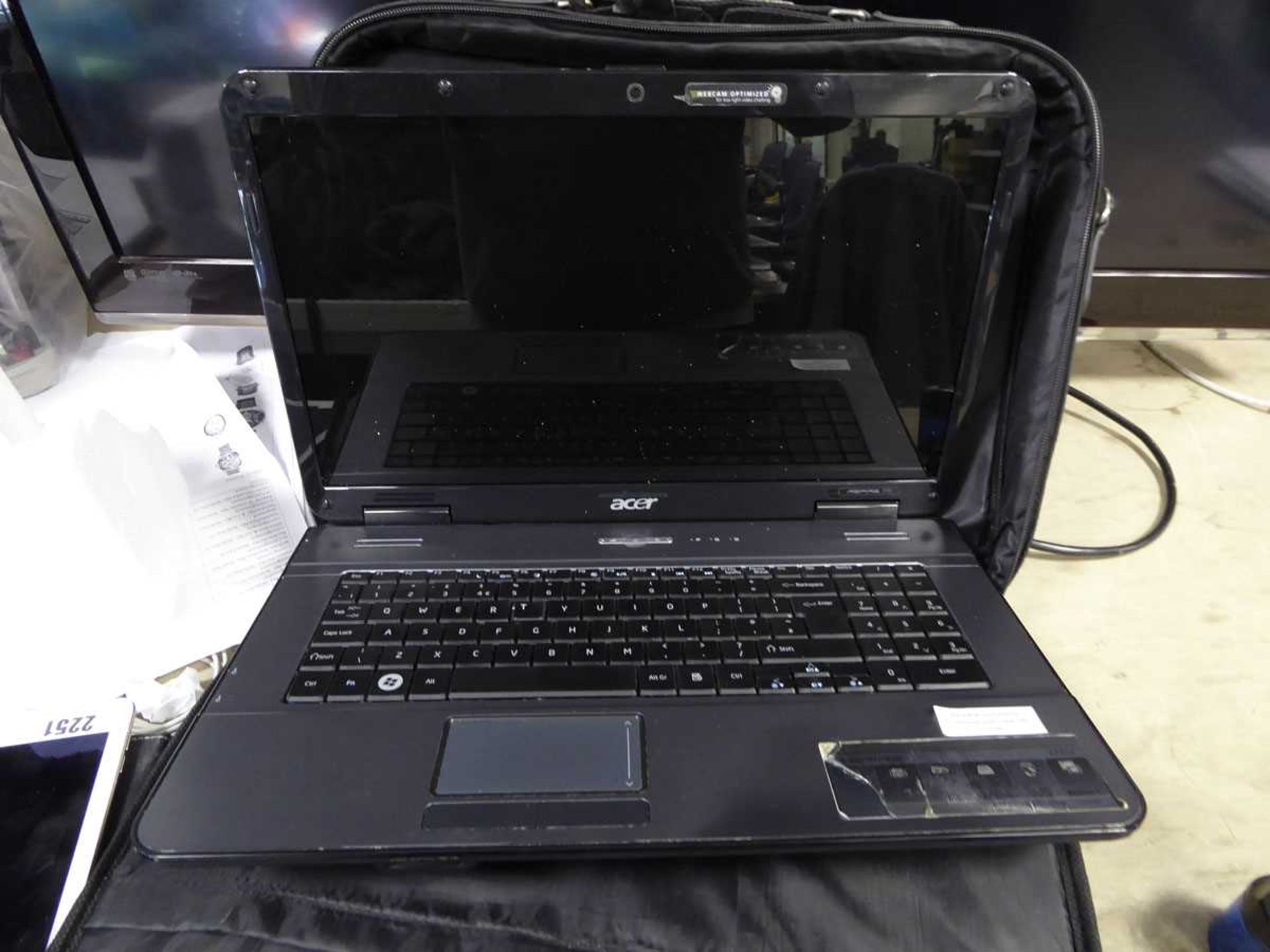 Acer Aspire 7715 series model KAWH0 laptop in bag