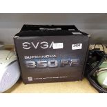 1 boxed EVGA 650 GQ power supply(wrong box) and 1 box containing a SilverStone power supply, 2x