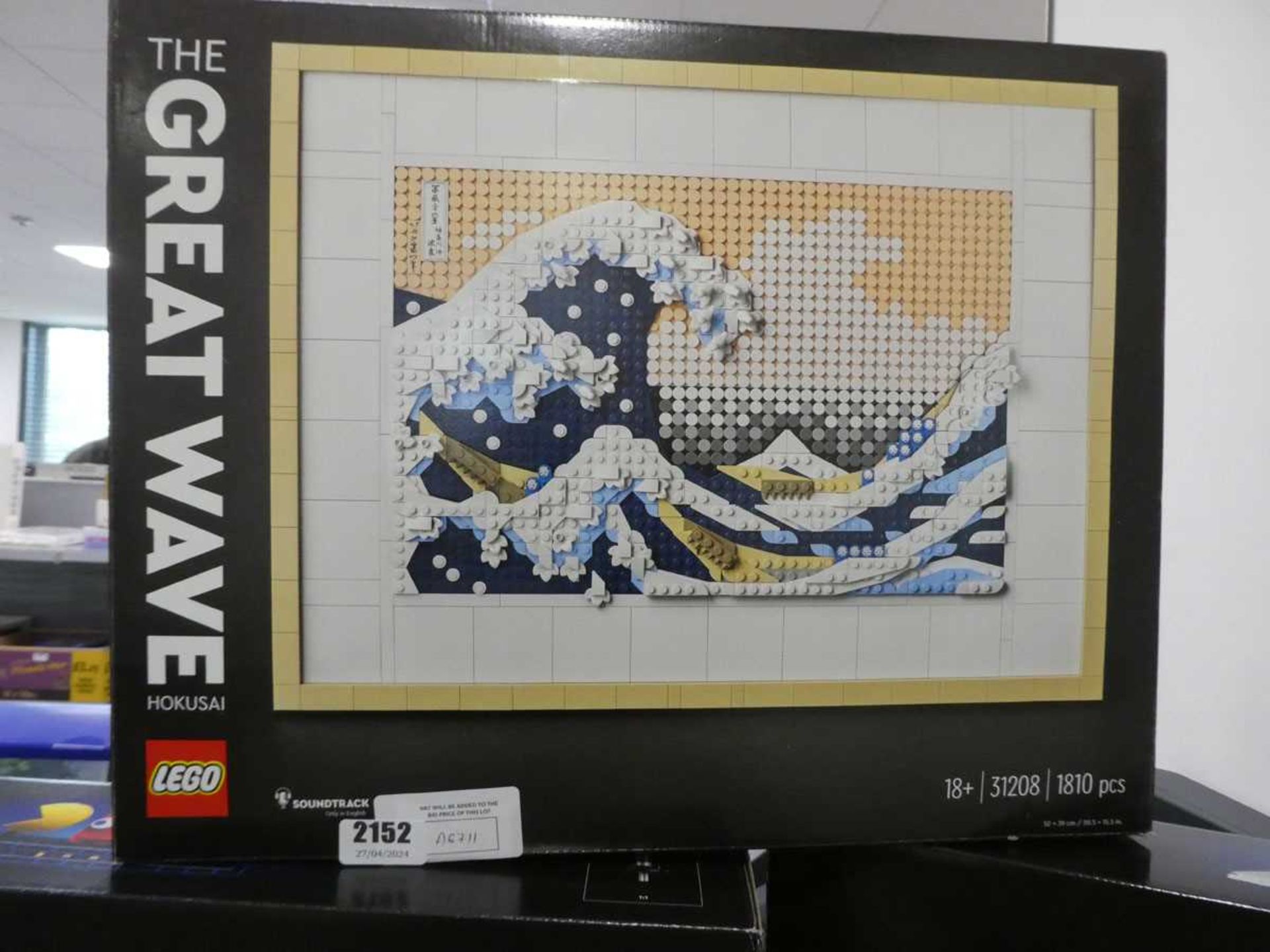 +VAT LEGO 31208 Art Hokusai The Great Wave All LEGO is unchecked. No guarantee that LEGO in boxes is