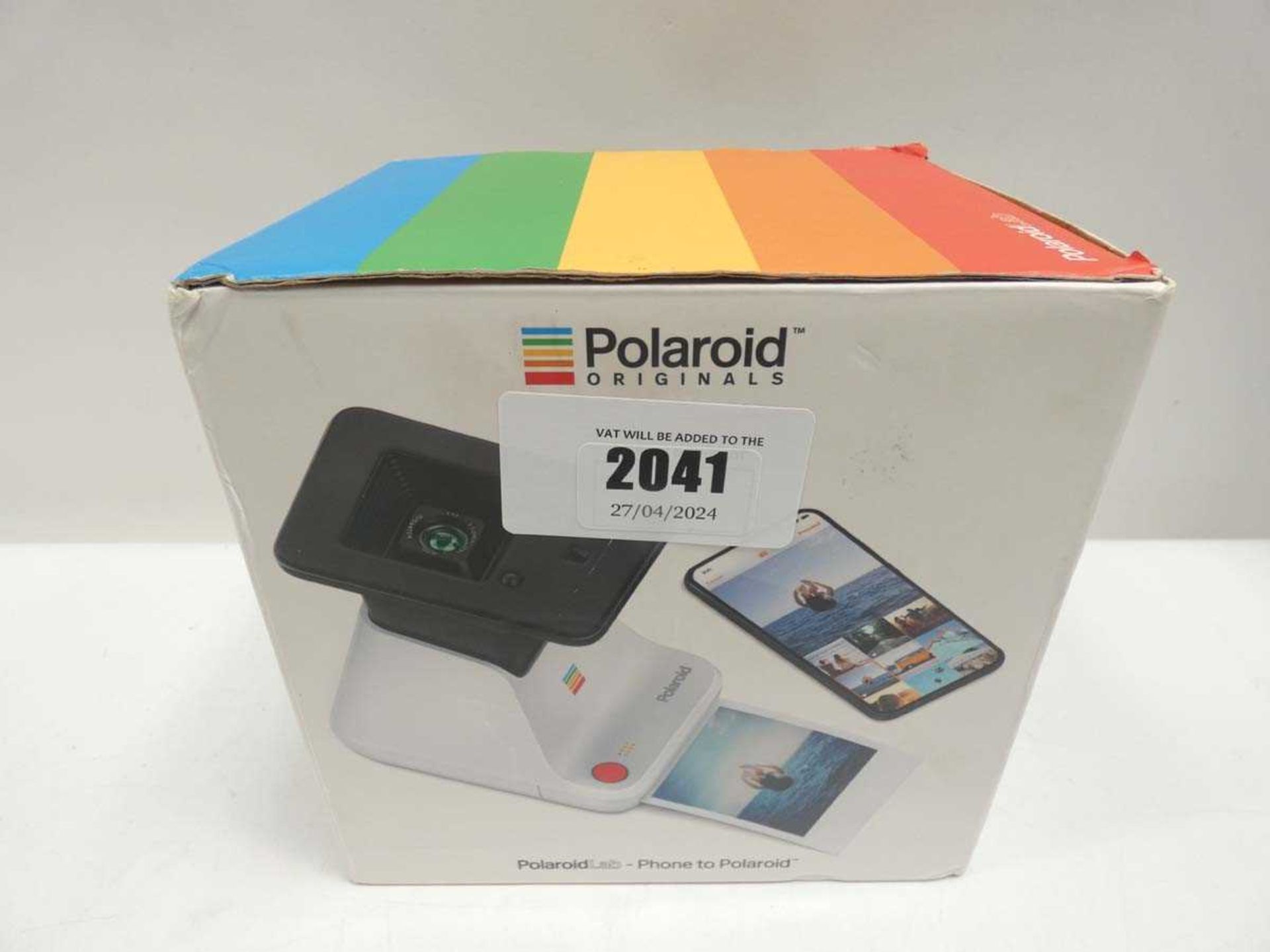 +VAT PolaroidLab phone to Polaroid photo