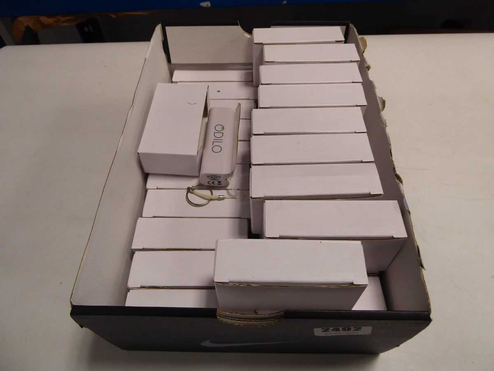 Box of USB power banks