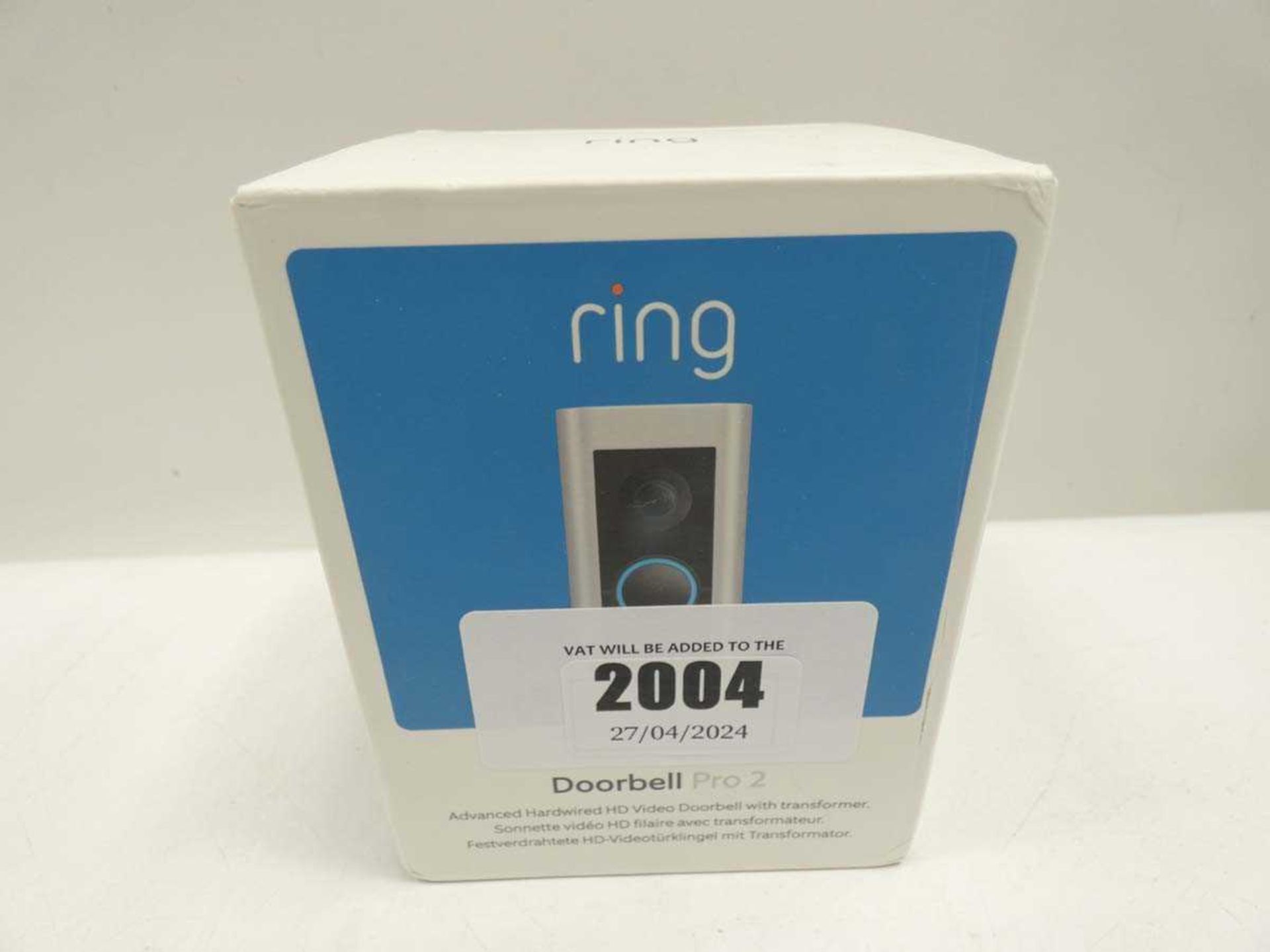 +VAT Ring Doorbell Pro 2