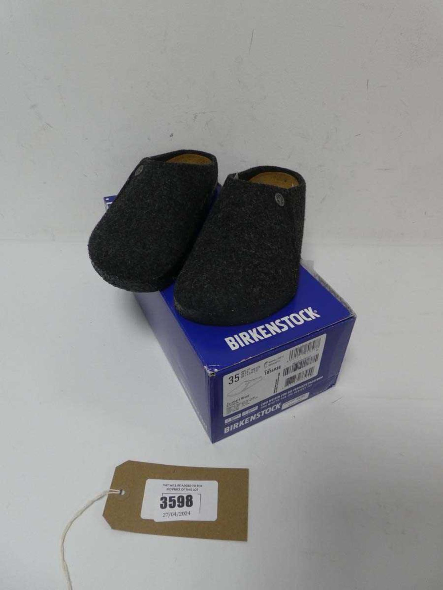 +VAT 1 x Birkenstock shoes, UK 2.5