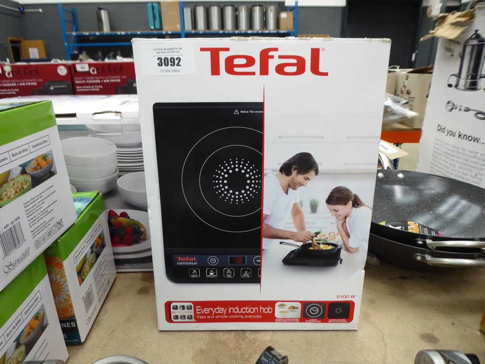 +VAT tefal Everyday induction hob