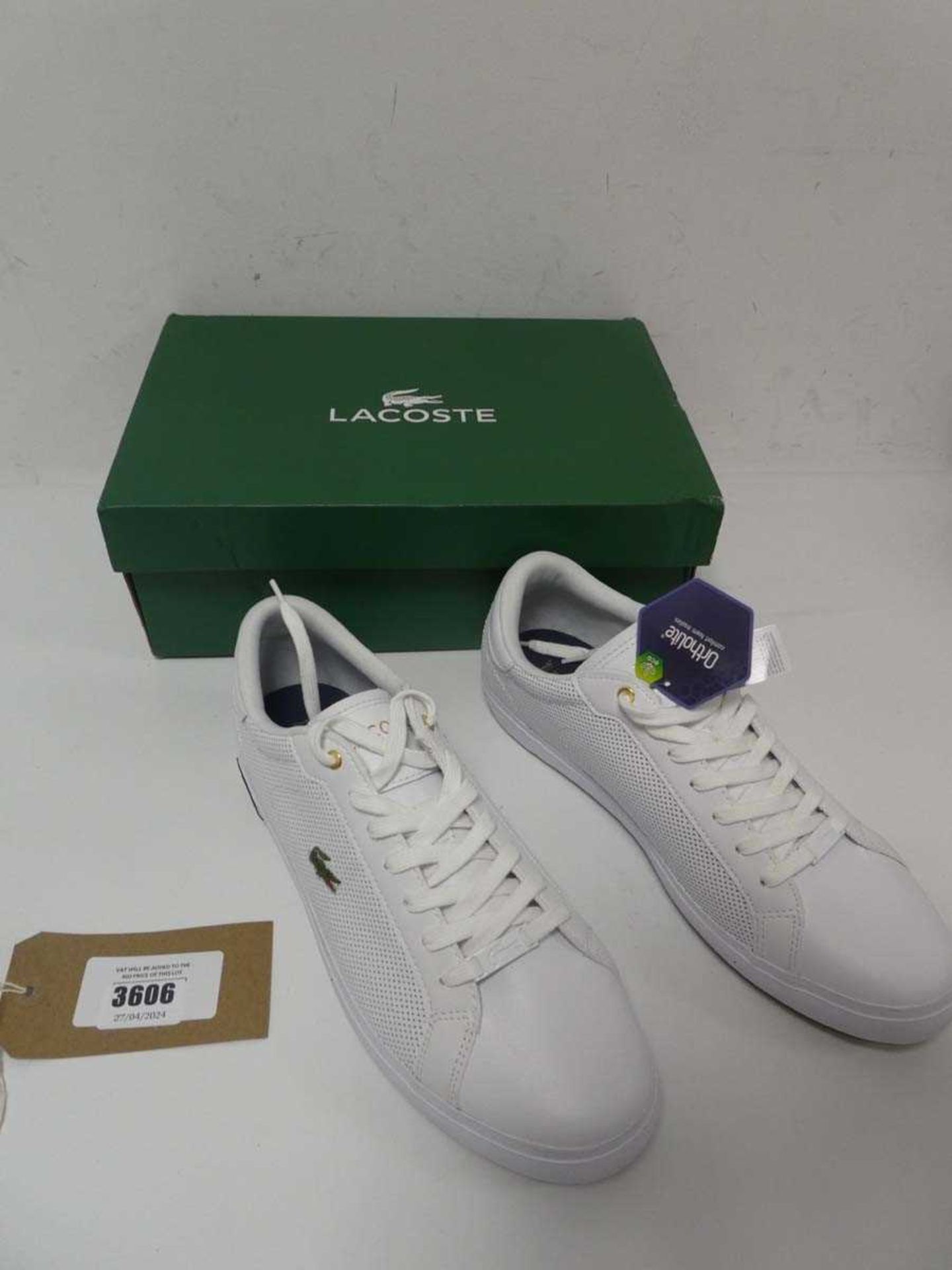 +VAT 1 x men's Lacoste trainers, UK 10.5