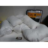 Luxury Bedding mattress topper, plus various pillow inners