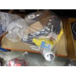 +VAT Bag of mixed items inc. smart bulbs, dietary capsules, Salter weighing scales etc