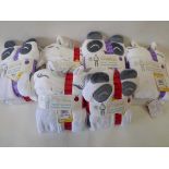 10 children's Saint Eve youth hooded fleece sleepers in the patterns of pandas and unicorns